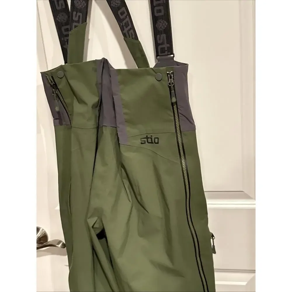 Stio Men's Environ Bib Pine Forest Size Medium Regular NWT $459 MSRP - Picture 11 of 11